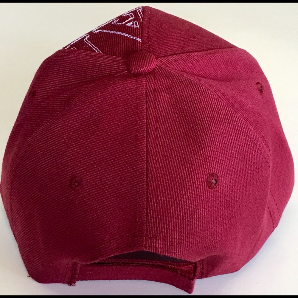 Alabama Football Adjustable Cap Hat Red White SEC - Picture 6 of 8